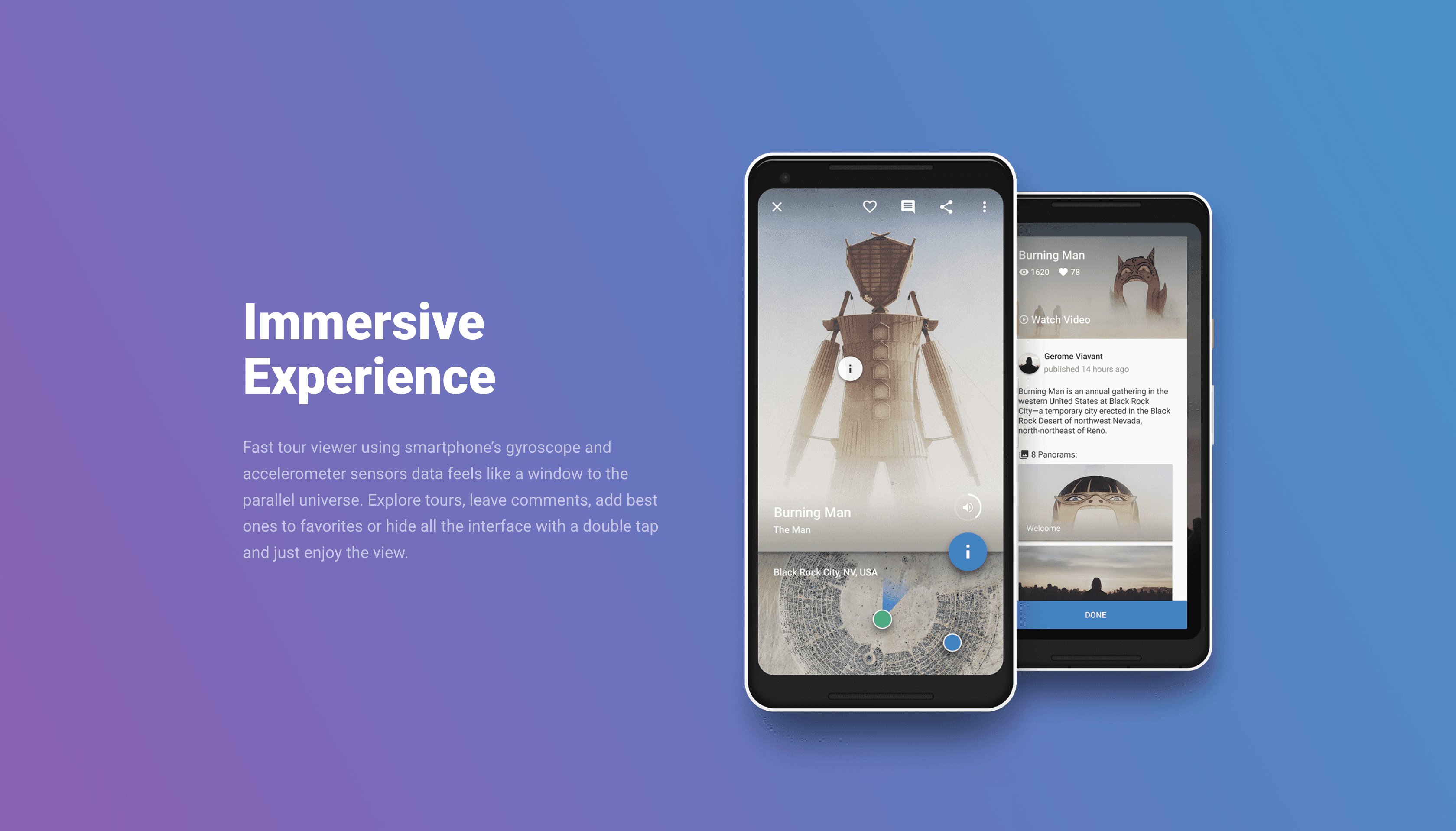 Roundme Mobile Interface