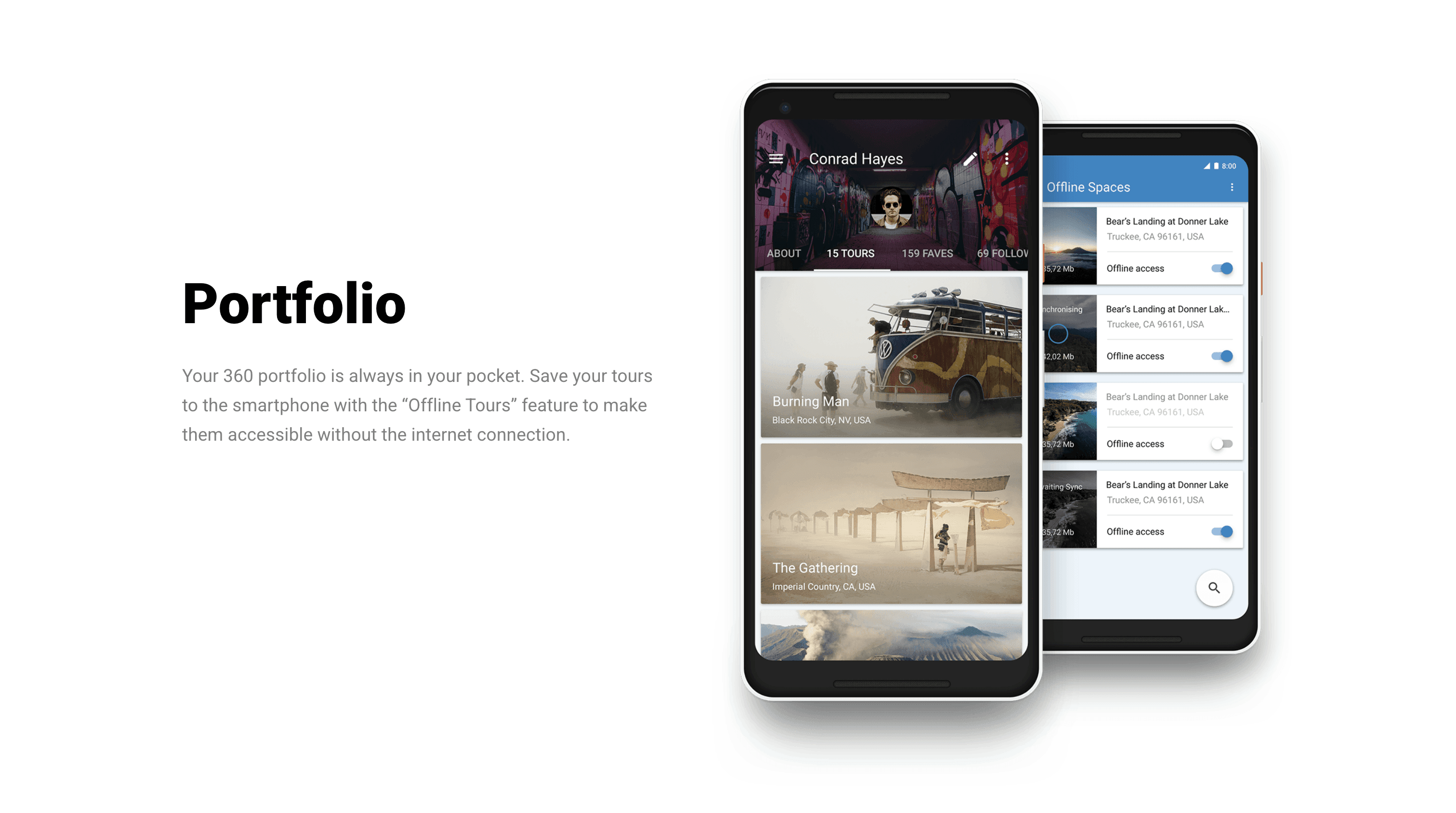 Roundme Mobile Features