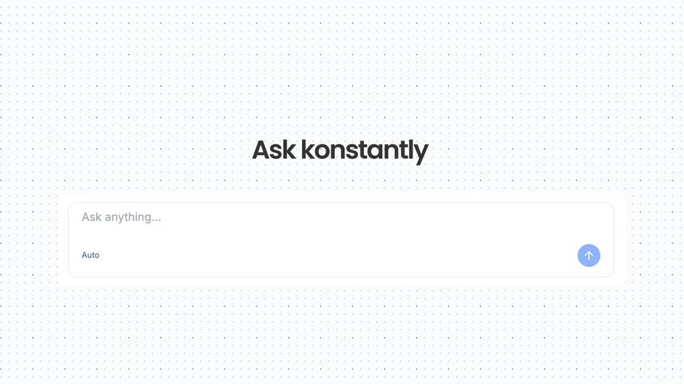 Ask Konstantly, the AI training assistant